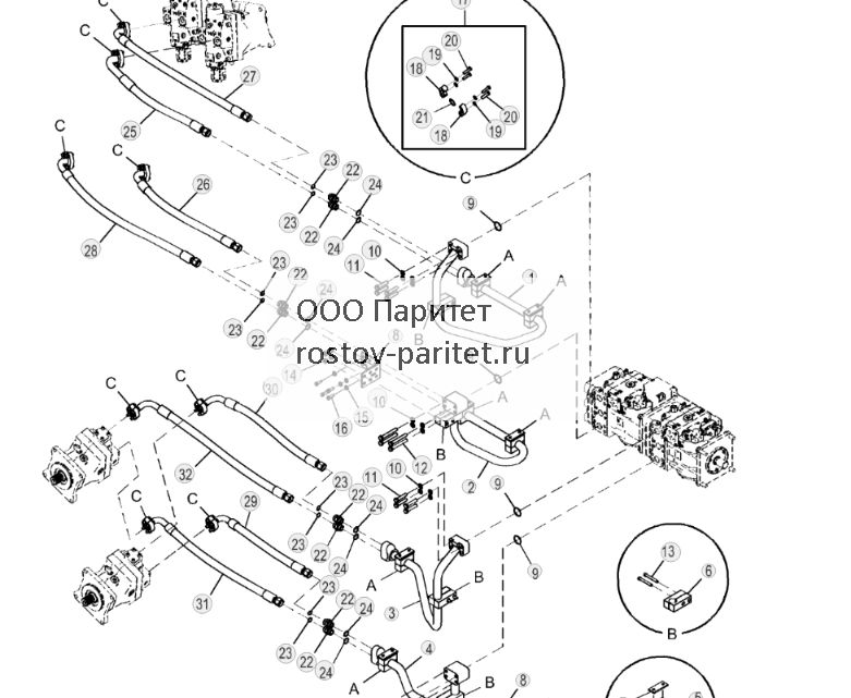 Шланги высокого давления коробки передач (301960 - 318801) - ST895113 36.jpg